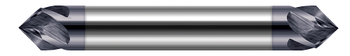 0.2500" (1/4) Shank DIA x 60° per side  DE- 4 Helical FL - AlTiN Coated, 676816-C3