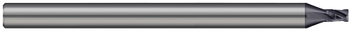 4 FL - 0.0620" (1/16) Cutter DIA x 0.0050" Radius x 0.1860" LOC  - AlTiN Coated, 676362-C3