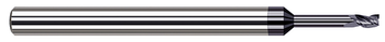 4 FL - 0.0200" (.5 mm) Cutter DIA x 0.0300" LOC x 0.1200" Reach - AlTiN Coated, 753620-C3