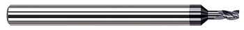 3 FL - 0.2187" (7/32) Cutter DIA x 0.3300" LOC x 0.6600" Reach - AlTiN Coated, 978414-C3