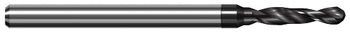 0.1250" (1/8) Drill DIA x 0.8400" Flute Length - 2 FL - CVD Diamond 4Âµm, DDC1250