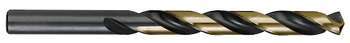 9.500 mm Drill DIA x 92.000 mm Flute Length - 2 FL - Black & Gold Oxide Finish, CD44781