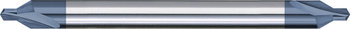 #4 x 6 - 0.1250" (1/8) Drill DIA x 60° Included - DE - 2 FL - AlTiN Coated, CS61992