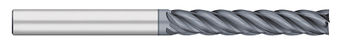 5 FL - 0.1250" (1/8) Cutter DIA x 0.7500" (3/4) LOC  - ALCRO-Max Coated, TC25941