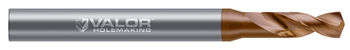2.200 mm (0.0866") Drill DIA x 6.60 mm (0.259") Max Drill Depth - 2 FL - Val-Max X Coated, V002340-X
