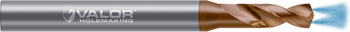 5.556 mm (0.2187") Drill DIA x 16.67 mm (0.656") Max Drill Depth - 2 FL - Val-Max X Coated, V098917-X