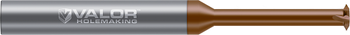 #1/4 - 0.1800" Cutter DIA x 0.500" (1/2) Reach  - 4 FL - Val-Max X Coated, V821186-X