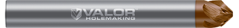 0.5000" (1/2) Shank DIA x 50° per side - 5 Helical FL - Val-Max X Coated, V746953-X