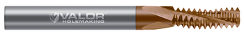 M8-1.25 - 0.2350" Cutter DIA x 0.6250" (5/8) LOC - 3 FL - Val-Max X Coated, V689550-X