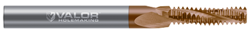 10-24 - 0.1450" Cutter DIA x 0.5000" (1/2) LOC - 3 FL - Val-Max X Coated, V547075-X
