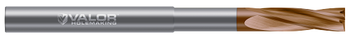 0.1250" (1/8) Cutter DIA x 0.500" (1/2) Flute Length x 1.0000" (1) Reach - 4 FL - Val-Max X Coated, V970511-X