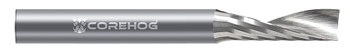 1 FL - 0.1250" (1/8) Cutter DIA x 0.2500" (1/4) LOC  - Uncoated, C42235