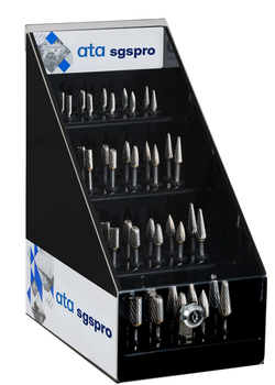 Bur Set - 40 Pc - Carbide - Uncoated - Double Cut, 18264