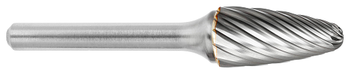 Tool # SF-5, 1/2" Cutter DIA x 1" LOC x 1/4" Shank DIA x 2 3/4" OAL, Brazed Carbide Stainless Steel, 19176