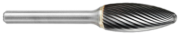 Tool # SH-2, 5/16" Cutter DIA x 3/4" LOC x 1/4" Shank DIA x 6 3/4" OAL, Brazed Carbide Single Cut, 16700