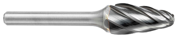 Tool # SF-5M, 12.7 mm Cutter DIA x 25.0 mm LOC x 6.0 mm Shank DIA x 70.0 mm OAL, Brazed Carbide Non-Ferrous, 29062
