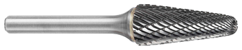 Tool # SL-6, 5/8" Cutter DIA x 1 5/16" LOC x 1/4" Shank DIA x 3 3/16" OAL, Brazed Carbide Double Cut, 15303
