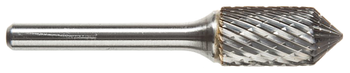 Tool # SKA-5CO D/C, 1/2" Cutter DIA x 1" LOC x 1/4" Shank DIA x 2 3/4" OAL, Brazed Carbide Combination, 15863