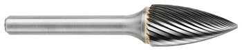 Tool # SG-51M, 6.3 mm Cutter DIA x 12.7 mm LOC x 3.0 mm Shank DIA x 50.0 mm OAL, Brazed Carbide Single Cut, 24250