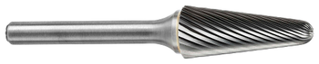 Tool # SL-53M, 5.0 mm Cutter DIA x 12.7 mm LOC x 3.0 mm Shank DIA x 38.0 mm OAL, Solid Carbide Single Cut, 25450