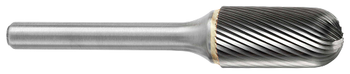 Tool # SC-4, 7/16" Cutter DIA x 1" LOC x 1/4" Shank DIA x 2 3/4" OAL, Brazed Carbide Single Cut, 11850