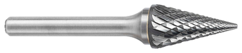 Tool # SM-5, 1/2" Cutter DIA x 7/8" LOC x 1/4" Shank DIA x 2 3/4" OAL, Brazed Carbide Heavy Duty Cut, 10335