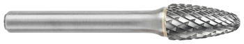 Tool # SF-5L6, 1/2" Cutter DIA x 1" LOC x 1/4" Shank DIA x 7" OAL, Brazed Carbide Heavy Duty Cut, 10363