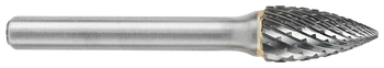 Tool # SG-3L6, 3/8" Cutter DIA x 3/4" LOC x 1/4" Shank DIA x 6 3/4" OAL, Brazed Carbide Heavy Duty Cut, 10364