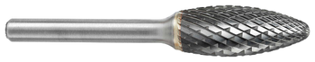 Tool # SH-5L6, 1/2" Cutter DIA x 1 1/4" LOC x 1/4" Shank DIA x 7 1/4" OAL, Brazed Carbide Heavy Duty Cut, 10366