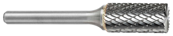 Tool # SB-1, 1/4" Cutter DIA x 5/8" LOC x 1/4" Shank DIA x 2" OAL, Solid Carbide Double Cut, 10853
