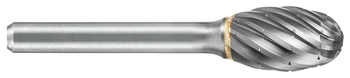 Tool # SE-3, 3/8" Cutter DIA x 5/8" LOC x 1/4" Shank DIA x 2 3/8" OAL, Brazed Carbide NG6 Double Cut, 19622