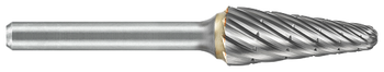 Tool # SL-4, 1/2" Cutter DIA x 1 1/8" LOC x 1/4" Shank DIA x 3" OAL, Brazed Carbide NG6 Double Cut, 19643