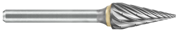 Tool # SM-5, 1/2" Cutter DIA x 7/8" LOC x 1/4" Shank DIA x 2 3/4" OAL, Brazed Carbide NG6 Double Cut, 19648