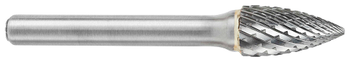 Tool # SG-3, 3/8" Cutter DIA x 3/4" LOC x 1/4" Shank DIA x 2 1/2" OAL, Brazed Carbide Heavy Duty Cut, 10289