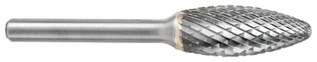 Tool # SH-5, 1/2" Cutter DIA x 1 1/4" LOC x 1/4" Shank DIA x 3" OAL, Brazed Carbide Heavy Duty Cut, 10293