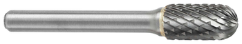 Tool # SC-5, 1/2" Cutter DIA x 1" LOC x 3/8" Shank DIA x 2 3/4" OAL, Brazed Carbide Heavy Duty Cut, 10312