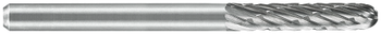 Tool # SC-42, 1/8" Cutter DIA x 9/16" LOC x 1/8" Shank DIA x 3" OAL, Solid Carbide High Temp Alloy, 19209