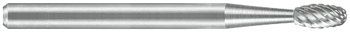 Tool # SE-5, 1/2" Cutter DIA x 7/8" LOC x 1/4" Shank DIA x 2 5/8" OAL, Brazed Carbide High Temp Alloy, 19220