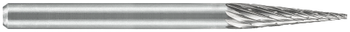 Tool # SM-43, 1/8" Cutter DIA x 5/8" LOC x 1/8" Shank DIA x 1 1/2" OAL, Solid Carbide High Temp Alloy, 19235