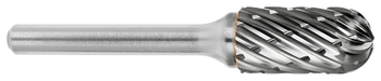 Tool # SC-5, 1/2" Cutter DIA x 1" LOC x 1/4" Shank DIA x 2 3/4" OAL, Brazed Carbide Steel, 19365
