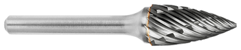 Tool # SG-3, 3/8" Cutter DIA x 3/4" LOC x 1/4" Shank DIA x 2 1/2" OAL, Brazed Carbide Steel, 19368