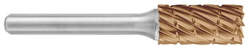 Tool # SB-5, 1/2" Cutter DIA x 1" LOC x 1/4" Shank DIA x 2 3/4" OAL, Brazed Carbide NG Cast Cut  - Accelerator-K Coated, 19511