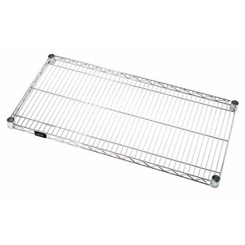 Wire Shelf, 60"W x 12"D, 600 - 800 lb. capacity, 304 stainless steel, NSF, 1260S