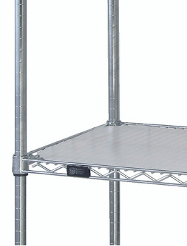 Shelf Inlay Mat, 36"W x 14"D, white polyethylene, Clear, 0, Polythylene, 1436SM