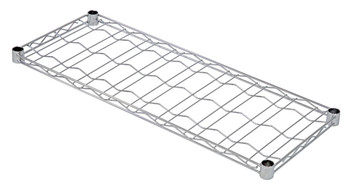 Wine Cradle Shelf, 36"W x 14"D, holds up to nine (9) bottles, Chrome, 0, Carbon Steel, 1436WSC