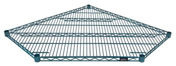 Shelf, wire, 5 sided, Epoxy Coated, Green, 0, Carbon Steel, 1836CRNP