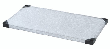 Shelf, solid, 36"W x 18"D, Galvanized, 0, Carbon Steel, 1836SG