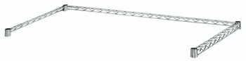 Wire Frame, 3-sided, 60"W x 18"D, Stainless, 0, Stainless, 1860FS