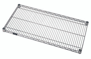 Wire Shelf, 72"W x 18"D, 600 - 800 lb. capacity, Stainless, 0, Stainless, 1872S