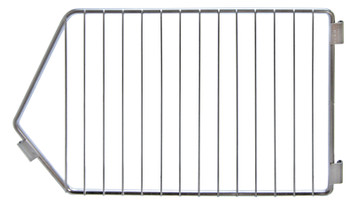 Wire Divider, 20"D x 12"H, chrome plated finish, Chrome, 0, Carbon Steel, 2012DC